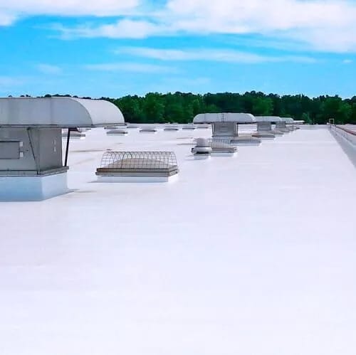 commercial flat roof overlay services San Francisco