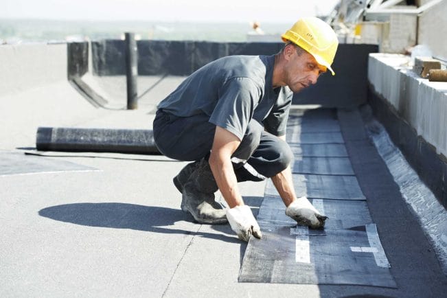 residential flat roofs, torch-down flat roofing, TPO flat roofing